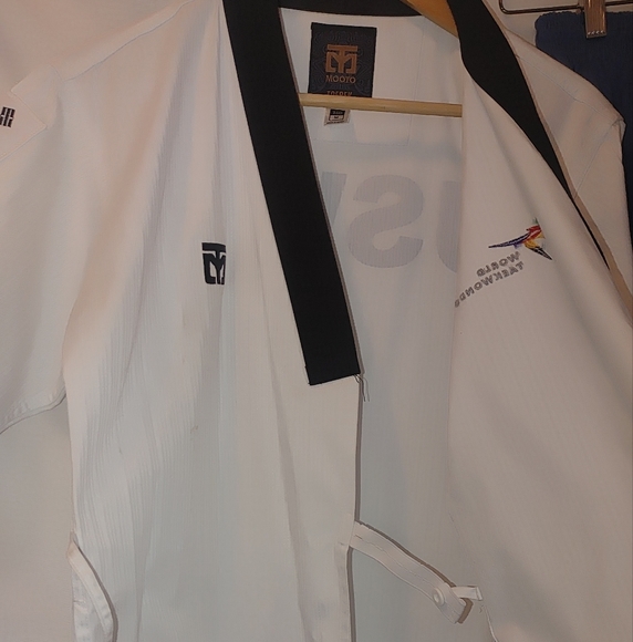 MOOTO Poomsae Dobk Taebek World Taekwondo USWC Uniform Set Women's M 160 - Picture 4 of 14